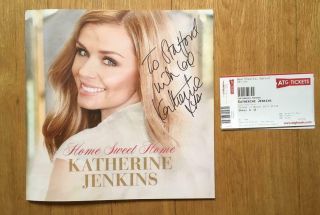 Katherine Jenkins - Home Sweet Home Tour Program Signed,  Ticket Best Rare