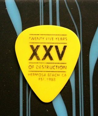 Pennywise // 25 Year Anniversary Tour Guitar Pick // XXV rancid nofx millencolin 2