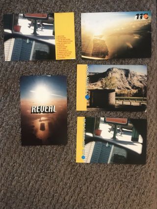 R.  E.  M.  Rem 2001 Reveal Fan Club Postcard Set (5 Only) Fanclub