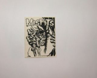 Misfits Paper Sticker,  Mid 1980 