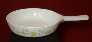 Corning Ware Floral Bouquet 1pt Small Fry Pan P - 83 - B 6.  5 " Round Vintage