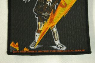 AC/DC HIGH VOLTAGE LIGHTNING WOVEN PATCH OFFICIAL ANGUS YOUNG BON SCOTT 3