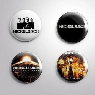 4 Nickelback - Pinbacks Badge Button 25mm 1 .