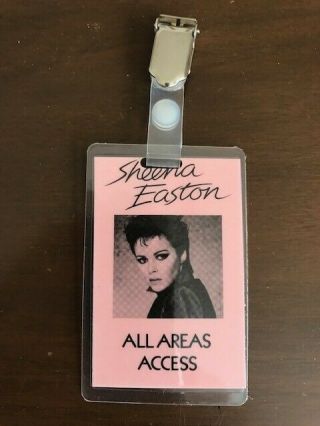 Sheena Easton - Laminate All Access Pass
