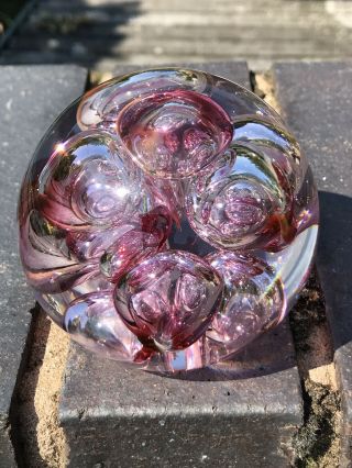Langham Glass Bubbles Paperweight