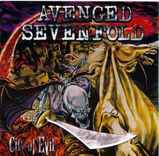 Avenged Sevenfold City Of Evil Rare Promo Sticker 