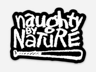 Naughty By Nature Logo Die Cut Vinyl Sticker Decal