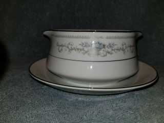 Diane Fine Porcelain China - - Japan - - Gravy Boat With Stand
