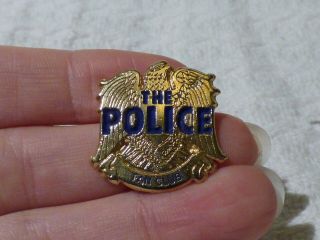 Vintage The Police Band / Sting Fan Club Badge