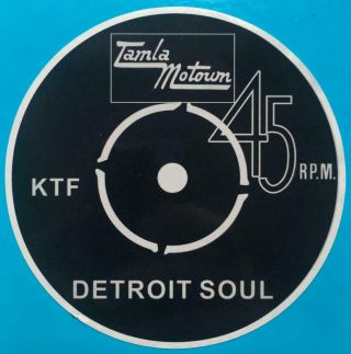 Northern Soul Record Box Sticker - Tamla Motown Detroit Soul