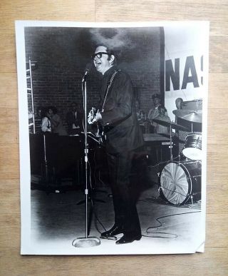 Roy Orbison Vintage Photo 1960s On Stage