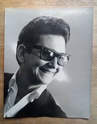 Roy Orbison Vintage Photo 1960s With Dezo Hoffmann Ink Stamp