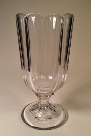 Antique Eapg Bell Tone Flint Glass 8 - 5/8 " 