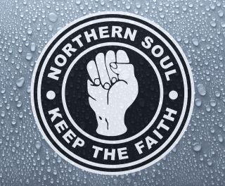 Northern Soul Keep The Faith 6 - Printed Self - Adhesive Car Bike Window Sticker