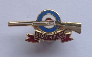 The Jam " Eton Rifles " Pin / Lapel Badge