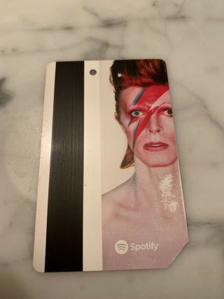 David Bowie Metro Card Nyc Mta York Expired Visible Scuffs On Card