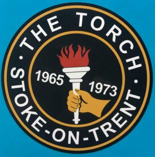 Northern Soul Record Box Sticker - The Torch - Stoke On Trent - 65/73