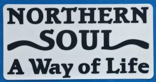 Northern Soul Car Window Sticker - White Way Of Life