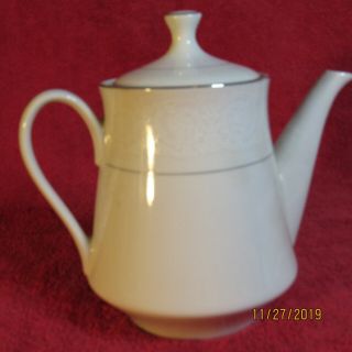 Southwicke White Lace Tea Pot Porcelain China Made In Japan Euc