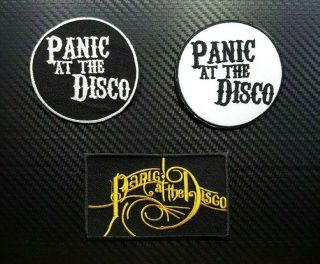 Panic At The Disco Rock Music Metal Band Punk Embroidered Patch Iron On Sew Logo