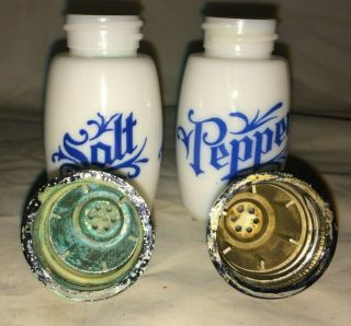 Vintage Corelle Cornflower Blue Salt & Pepper Shakers Made by Gemco 5