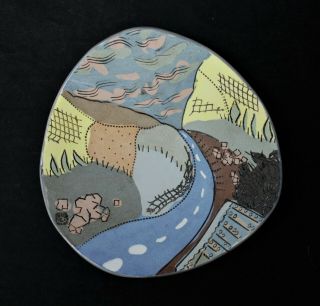 Australian Studio Pottery Dish/bowl 2 By Greg Sugden & Merrie Hamilton