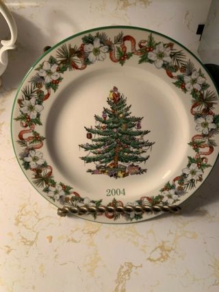Spode The Christmas Tree Annual Year Plate 2004