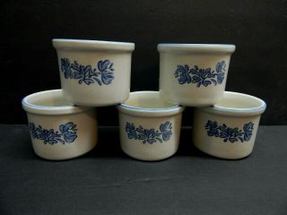 Pfaltzgraff Yorktowne Pottery Ramekin Custard Cups 920 Set Of 5
