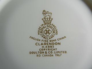 Royal Doulton Clarendon H4993 Dinner Plate (s) 3