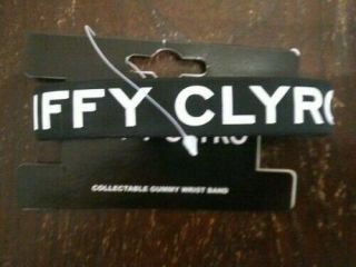 Biffy Clyro - Band Logo - Black Gummy Wristband