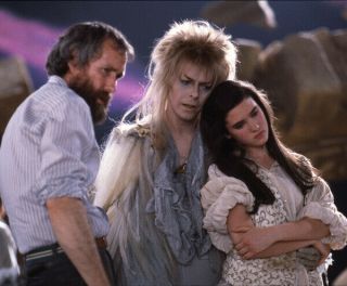 David Bowie & Jennifer Connelly Unsigned Photo - N3240 - Labyrinth - Image