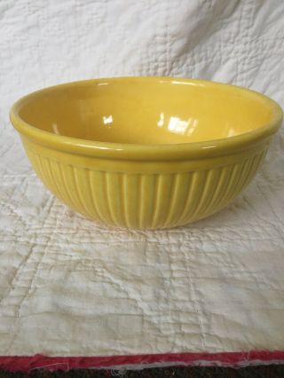 Vintage Red Wing Mixing Bowl 7” Nesting Yellow Gypsy Trail