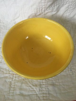 Vintage Red Wing Mixing Bowl 7” Nesting Yellow Gypsy Trail 2