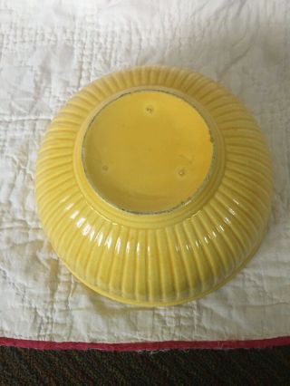 Vintage Red Wing Mixing Bowl 7” Nesting Yellow Gypsy Trail 4