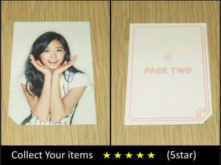 Twice 2nd Mini Album Page Two Cheer Up White Tzuyu A Official Photo Card