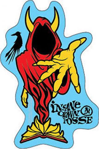 Insane Clown Posse The Wraith: Shangri - La Sticker Official Merchandise Icp