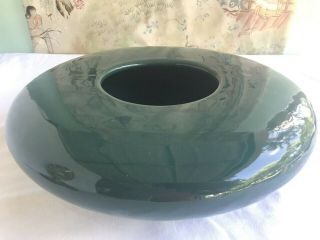 Haeger Pottery Mid Century Modern Decor Ufo Planter Bowl Green
