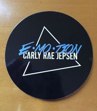 Carly Rae Jepsen E·mo·tion 2015 Ltd Ed Rare Sticker -