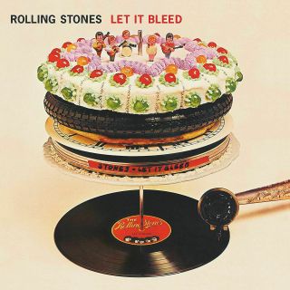 The Rolling Stones Let It Bleed Vinyl Lp Cover Bumper Sticker Or Fridge Magnet