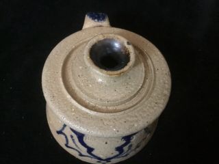 Bruce Stebner Salt Glazed Stoneware Pottery Candleholder/ Oil Lamp 3