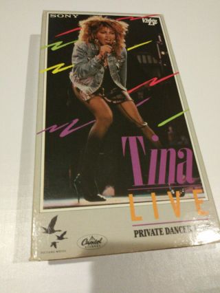 Tina Turner Live Private Dancer Tour Vhs