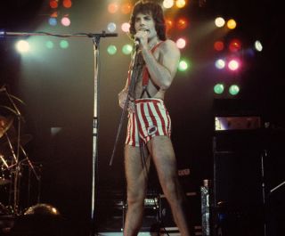 Freddie Mercury Unsigned Photograph - L3125 - On Stage,  Las Vegas,  1970