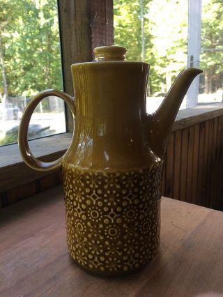 Vintage Mcm Connemara Celtic Irish Fine Earthenware Coffee Pot Ceramic