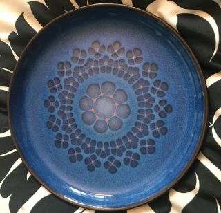 Denby Stoneware Midnight Blue Dinner Plate 10 "
