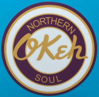 Northern Soul Record Box Sticker - Okeh Purple