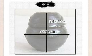 4 Size Korean Pottery Onggi Porcelain Pot Jar Crock Container fermentation 2