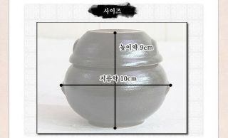 4 Size Korean Pottery Onggi Porcelain Pot Jar Crock Container fermentation 3