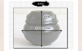 4 Size Korean Pottery Onggi Porcelain Pot Jar Crock Container fermentation 4