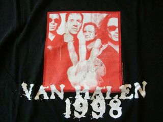 Van Halen 1998 Tour Concert T Shirt 3