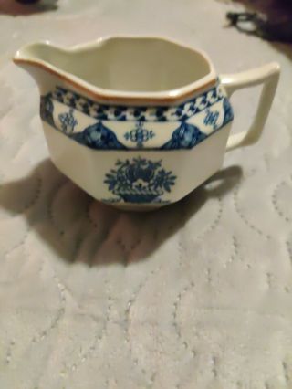 Wood And Sons Blue Bombay Creamer Bowl England Woods Ware Blue Bombay Enoch1784
